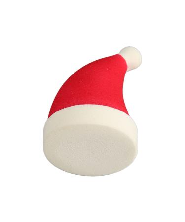 Makeup Sponges Christmas Hat Wet Dry Super Soft Elastic Blending Cosmetic Sponge