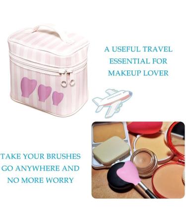 ZJchao Silicone Makeup Brush Holder Set - 3Pcs Reusable Travel Covers for Vanity Protection - Food Grade Silicone (Purple - Buy Online on GoSupps.com