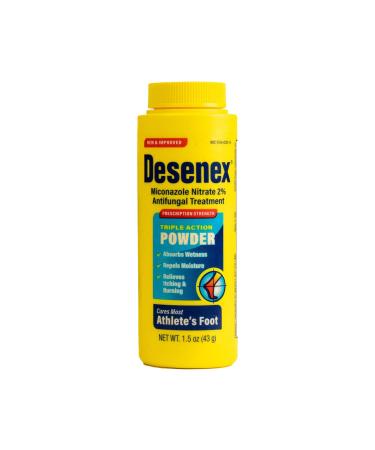 Desenex Athlete's Foot Shake Powder, 1.5 Ounce (Pack of 1)