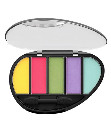 Biss  Eyeshadow Pallet (Quinteto) 5 colors with Dual-ended Eyeshadow Applicator (03 Actitud Ganadora)