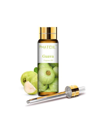 PHATOIL - Guava Fragrance Oil for Diffuser for Home Aromatherapy Soap Making Candle Making Burner Oil - 10ml Guava 10.00 ml (Pack of 1) - Buy Online on GoSupps.com