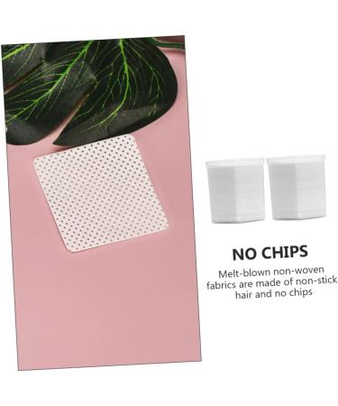 Ipetboom 2 Boxes Cleaning Pads Nail Molding Gel Nail Polish Remover Wipes Lash Remover Eyelashes Remover for Extensions Cleaning Cotton Pads Glue Manicure Fragments Non-Woven Fabric White - Buy Online on GoSupps.com