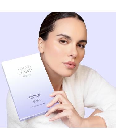Hydrogel Face Masks - Collagen & Vitamin B3/B5 Hydrating Sheet Masks for All Skin Types (5 Pack - Buy Online on GoSupps.com
