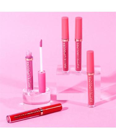 Liquid lipstick lip plumper makeup pigmented longlasting lip gloss velvet gift for girls and women E A 1 piece 1er Pack E - Buy Online on GoSupps.com