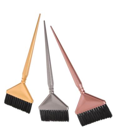 ULTECHNOVO Lot de 3 Pinceaux de Coloration Capillaire Brosses Poils Doux Taille Moyenne Kit de Teinture pour Cheveux Usage Professionnel et Domicile Outil Pr cis pour M ches