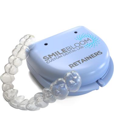 SmileBloom Retainers - Custom Clear Dental Retainers Dentist-Owned Lab Quality & Precision Replacement Retainers at Home Kit - Upper & Lower Dental Retainers