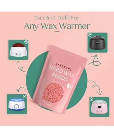 GIRLEARLE Hard Wax Beads 1lb - Rose Formula Hair Removal Wax for Sensitive Skin - Ideal for Full Body, Facial, Bikini, and Legs - Pink Wax Refill for Women and Men - Buy Online on GoSupps.com