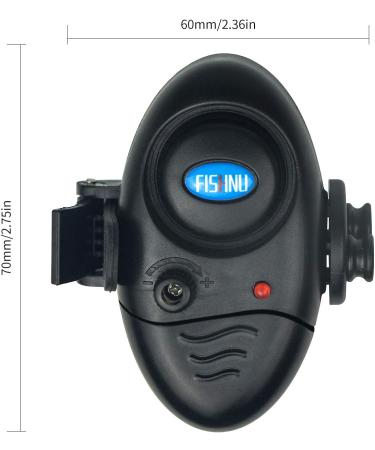 FISHNU Volume Adjustable Fishing Alarms - Pack of 2 Fish Bite Alarm Indicators - Buy Online on GoSupps.com