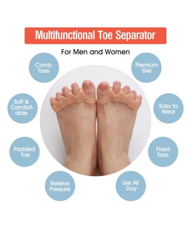 Buy Bunion Corrector & Relief Sleeve - Gel Pads for Men & Women | Fix Hallux Valgus & Restore Toe Shape - Buy Online on GoSupps.com