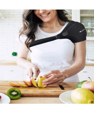 Adjustable Shoulder Brace for Men & Women | Rotator Cuff Support & Pain Relief | X-Large Arm Immobilizer Sleeve - Buy Online on GoSupps.com