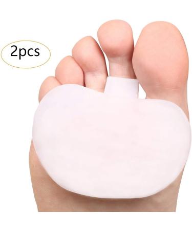 Dr.Pedi Foot Cushion Silicone Insoles with Toe Support - Pain Relief for Metatarsal and Mortons Neuroma - 1 Pair for Women and Men - Buy Online on GoSupps.com