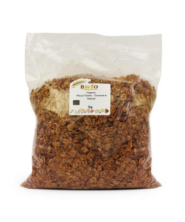Organic Wheat Flakes Toasted Malted 1kg (BWFO) - Buy Online on GoSupps.com