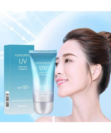 60ml Facial Body Sunscreen Whitening Sunscreen Sunscreen SPF50 Protective Cream Facial Sun Skin K9J5 Protection Pink - Buy Online on GoSupps.com