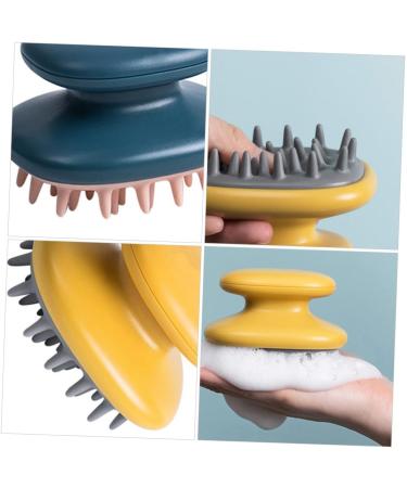 Tovinanna 2-Piece Silicone Massage Comb Set | Scalp Shampoo Massager & Hair Brush for Relaxing Hair Care - Buy Online on GoSupps.com