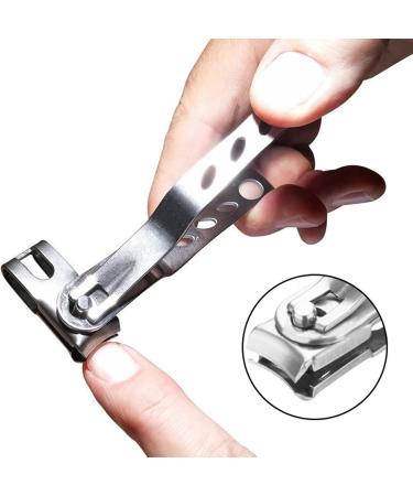 2X Stainless Steel Nail Tips Clipper Trimmer Manicure Nail Art Toes Clippers - Buy Online on GoSupps.com