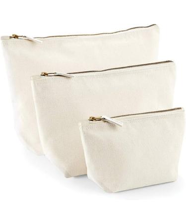 Personalized Name Cosmetic Bag | Ladies Make-up Bag for Handbag | Medium 28.5 cm x 19 cm x 9 cm | Cream - Perfect for Gifts - Buy Online on GoSupps.com