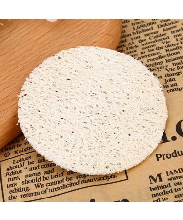 50 Pcs Natural Loofah Sponge Exfoliator Scrubber Pads for Face & Body Cleansing - Buy Online on GoSupps.com