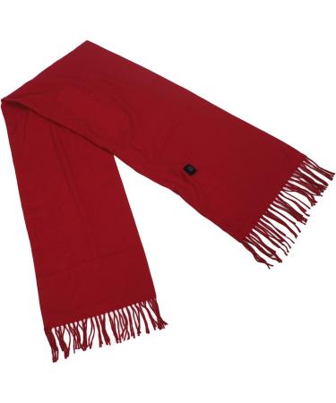 USB Heated Loop Scarf with Tassel | 3 Temperature Settings | Cold Weather Warmth in Red - Buy Online on GoSupps.com