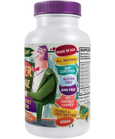 Liver Cleanse Support Supplement with Milk Thistle - 60 Count - Nature's Secret Agent Blend - Buy Online on GoSupps.com