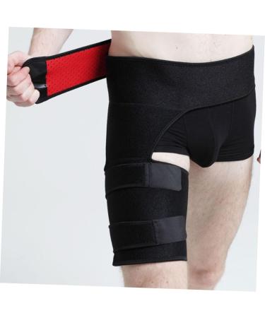 FRCOLOR Waist Fixed Leggings & Lumbar Support Brace Breathable Thigh Protection for Men & Women Red Body Sculpting Thigh Belt - Buy Online on GoSupps.com