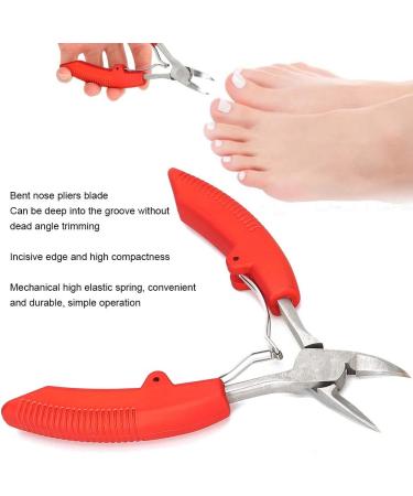 Nail Pliers Cuticle Nipper Cuticle Scissors Pedicure Tool for Fingernail Toenail (ZeooniGzUMYjAh-12) - Buy Online on GoSupps.com