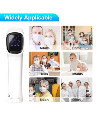 Non-Contact IR Forehead Thermometer for Baby, Kid & Adult - Fever Alarm & Memory Function - Buy Online on GoSupps.com