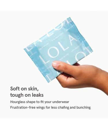 LOLA Ultra Thin Menstrual Pads with Wings  Heavy Absorbency - 32 Count - Organic Cotton Topsheet & Core  Natural Ingredients  Chlorine & Toxin Free  Powerful Leak Protection - BPA Free 16 Count (Pack of 2) Heavy - Buy Online on GoSupps.com