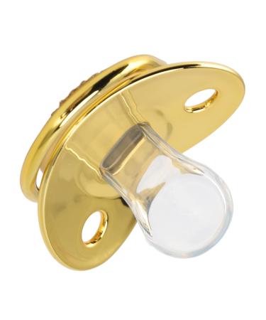Bling Baby Pacifier - Anti-Static Gold Pacifier for Newborns & Toddlers (6-18 Months) - Perfect for Outdoor Use | Shop Now! - Buy Online on GoSupps.com