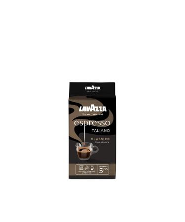 LAVAZZA - Espresso Italiano Classico Ground Coffee - Italian Coffee - 100% Arabica - Balanced - Intensity 5 - Pack of 250g
