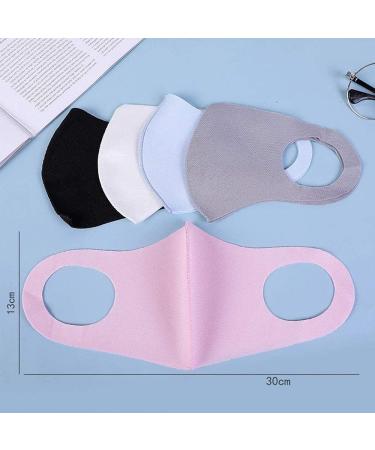 5-Pack Black Fabric Masks for Older Children & Adults - Washable Everyday Mouth Protection - Buy Online on GoSupps.com