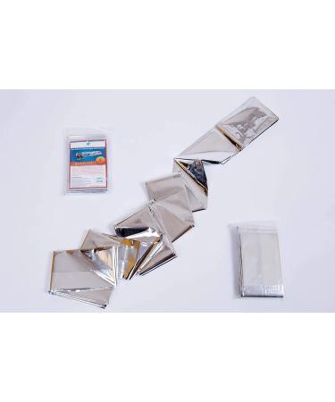 HealthyLine Thermal Foil Sauna Blanket 50-Pack - Detox & Weight Loss Far Infrared Therapy - 97% Body Heat Retention - 64 x 84 Mylar Sheets - Buy Online on GoSupps.com