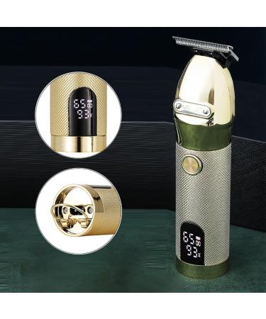 High Power Electric Hair Clippers - Rechargeable Metal Clipper with LCD Display for Ultimate Grooming (Black Edition - Buy Online on GoSupps.com