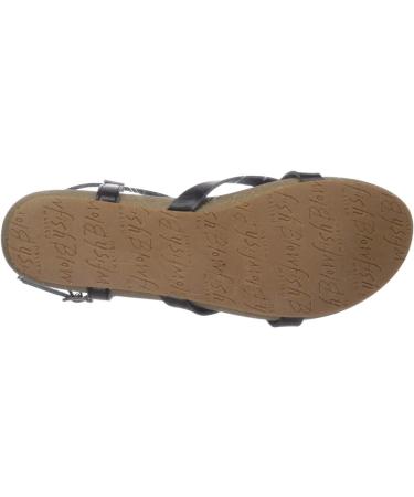 Blowfish Malibu Women's Granola-b Flat Sandal Medium 5.5 UK Black Dyecut - Buy Online on GoSupps.com