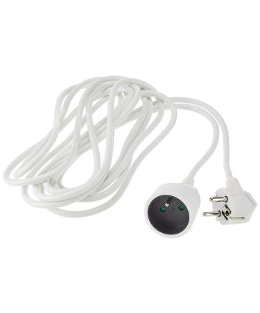 Premiumcord extension cable 250V 7M with child lock power cable power cable Schuko extension socket on plug type F color white PPE1-07 7 m