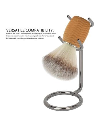 Premium Stainless Steel Shaver Holder | Angle Design Razor Stand for Home & Barber Salon | Enhanced Ventilation - Buy Online on GoSupps.com