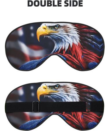SSIMOO American Bald Eagle Eye Mask Double-Sided Soft & Light Blocking for Enhanced Sleep Quality - Buy Online on GoSupps.com