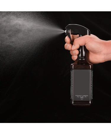 500ml Plastic Spray Bottle Hairdressing Sprayer Salon Barber Barber Hairstyling Sprayer Hair Tools Flower Planting Tool(Black) - Buy Online on GoSupps.com