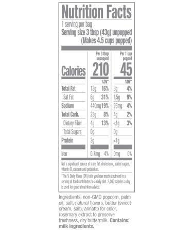 JOLLY TIME Natural Mini Microwave Popcorn - 30 Bags (3 Pack) | Healthy Snack - Buy Online on GoSupps.com