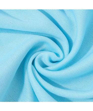 Zoestar Sequin Wrap Skirt - Sparkly Dance Hip Scarf for Women and Girls - Shiny Party Skirt in Large Light Blue - Buy Online on GoSupps.com