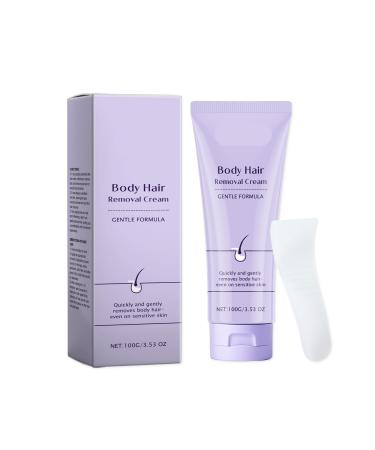 Cr me D pilatoire Douce For Le Corps Apaise Et Apaise La Peau Apr s L' pilation Favorise La Sant De La Peau Convient Aux Jambes Aux Bras L'abdomen Et Au Maillot.(3PCS)