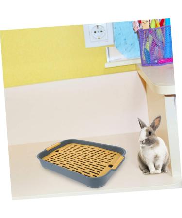 COLLBATH 2pcs Box Rabbit Toilet Bunny Supplies Rabbit Potty Trainer Bunny Train Potty Bunny Training Potty 27.00X18.80X4.00CM As Shown 1 - Buy Online on GoSupps.com
