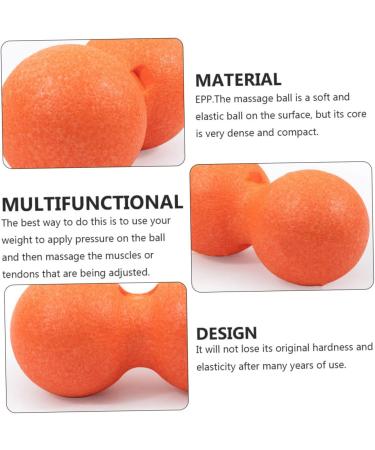 Gatuida 2 STK Peanut Massage Ball | Peanut Fitness & Mobility Ball for Yoga & Foot Massage - Double Lacrosse Massage Device - Buy Online on GoSupps.com