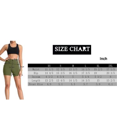 Oalka Women's High Waist Yoga Shorts with Side Pockets - Black - Size Medium - Buy Online on GoSupps.com