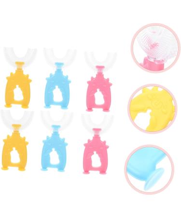 Magiclulu 12 STK U-Shaped Toothbrush for Children - Portable Oral Care Solution | Children's Toothbrush with Handbook - Buy Online on GoSupps.com