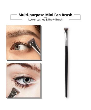 Gootrades 2 Pcs Mascara Fan Brush - Achieve Natural Lifted Effects with Smooth Application - No Smudging or Clumping - Easy to Use on Lash Line - Buy Online on GoSupps.com
