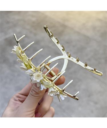 yangzerang Flower Shark Clip Bell Orchid Flower Hair Clip Korean Style Hair Clip Women Ponytail Buckle Girl Hair Claw French Bell Orchid Cute Hair Barrette for Women Girls - Buy Online on GoSupps.com
