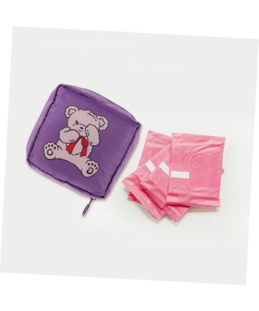 Buy Healeved 3-Part Cartoon Pads & High-Capacity Portable Handbag | Stylish Menstrual Pad & Cosmetic Storage - Buy Online on GoSupps.com