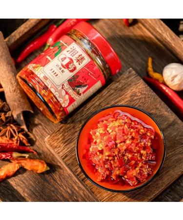 Hunan Specialty Spicy Chili Sauce Garlic Chili Sauce Spicy Specialty Noodle Sauce Chopped Chili Sauce Pickled Vegetables Colorful Chili Sauce Side Dishes (No.4 Super Spicy 240g 1pc) No.4 Super Spicy 240g 1pc - Buy Online on GoSupps.com