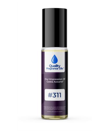 Quality Fragrance Oils' Impression #311 Inspired by Costa Azzurra (10ml Roll On) Costa Azzurra Impression #311 0.34 Fl Oz (Pack of 1)