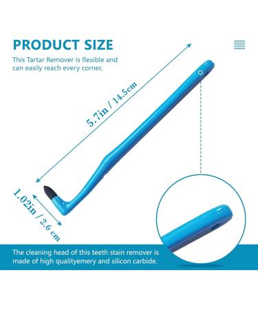 5pcs Reusable Tooth Stain Polish Brushes - Soft Cleaning & Whitening Tools for Tartar Removal - Buy Online on GoSupps.com